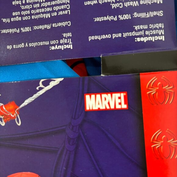 Spiderman Deluxe Muscle Chest Costume NOS  2003 NWT - Picture 15 of 16